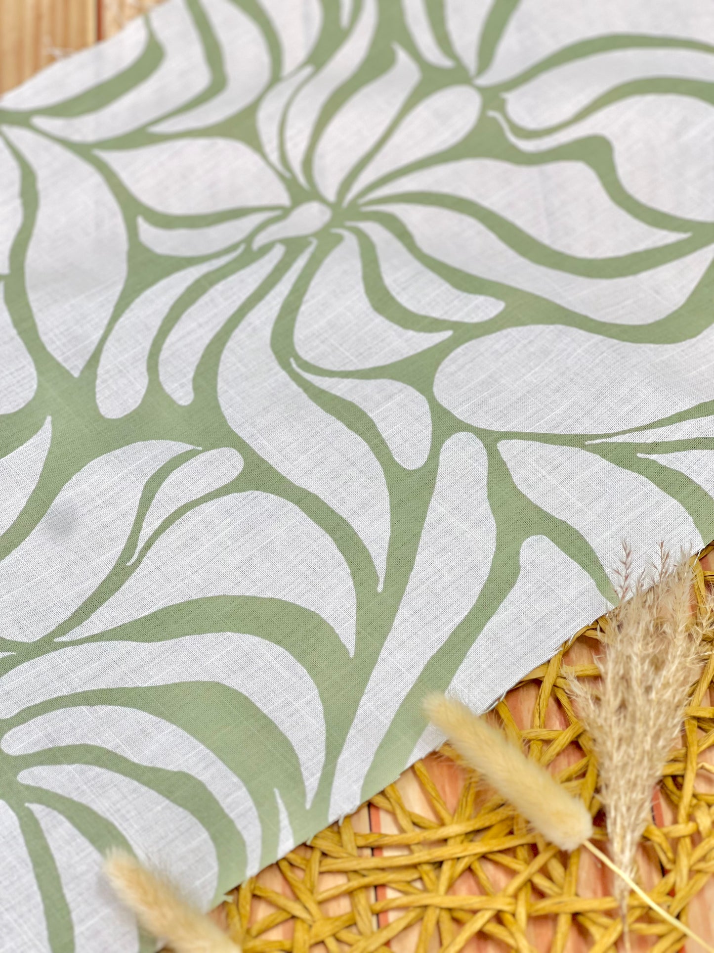 Printed Linen Flow Rythm