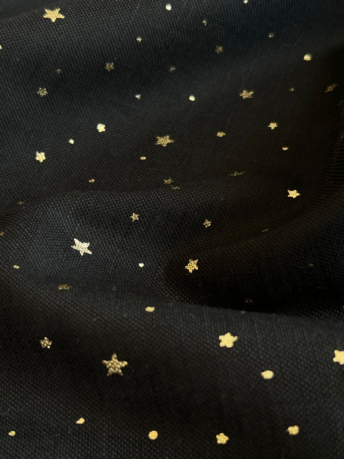 Printed Linen Foil Stars