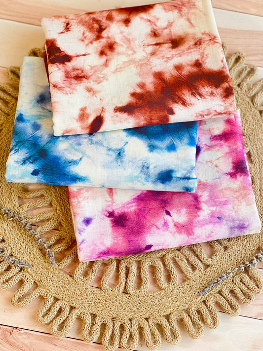 Printed Linen Tie Dye 02