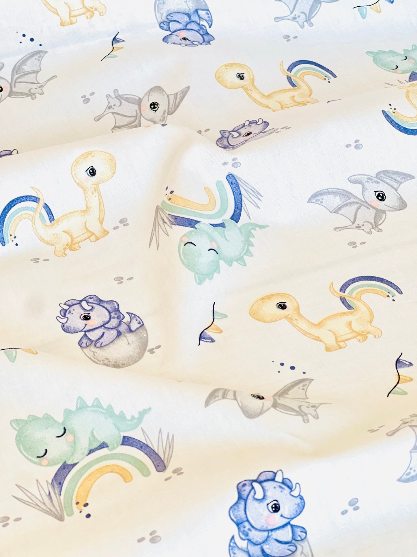 Cotton Twill Baby Dinosaur