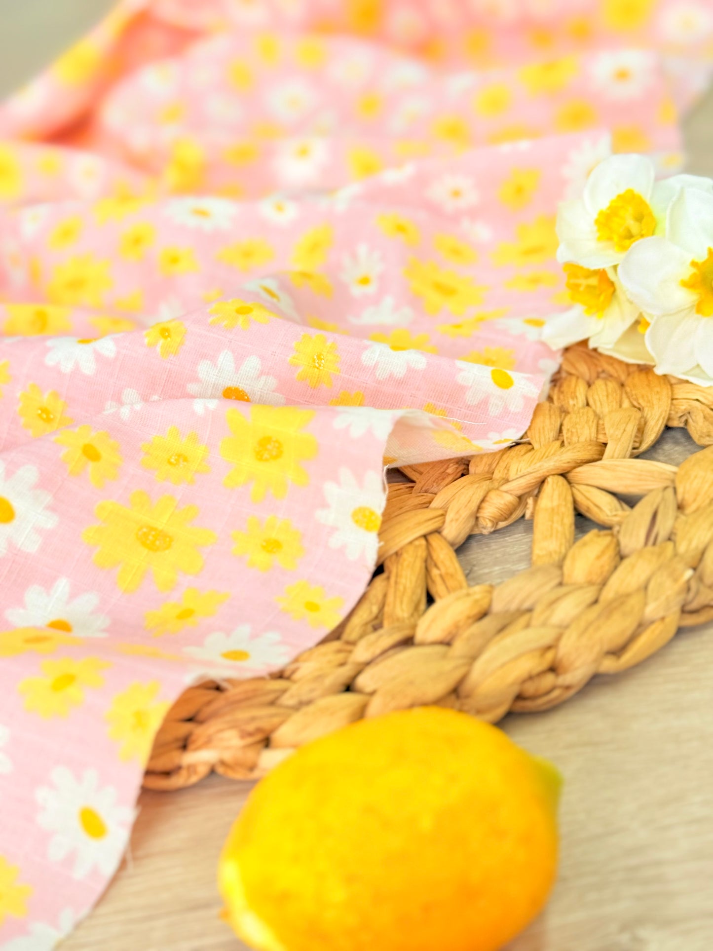 Muselina Sunny Daisies