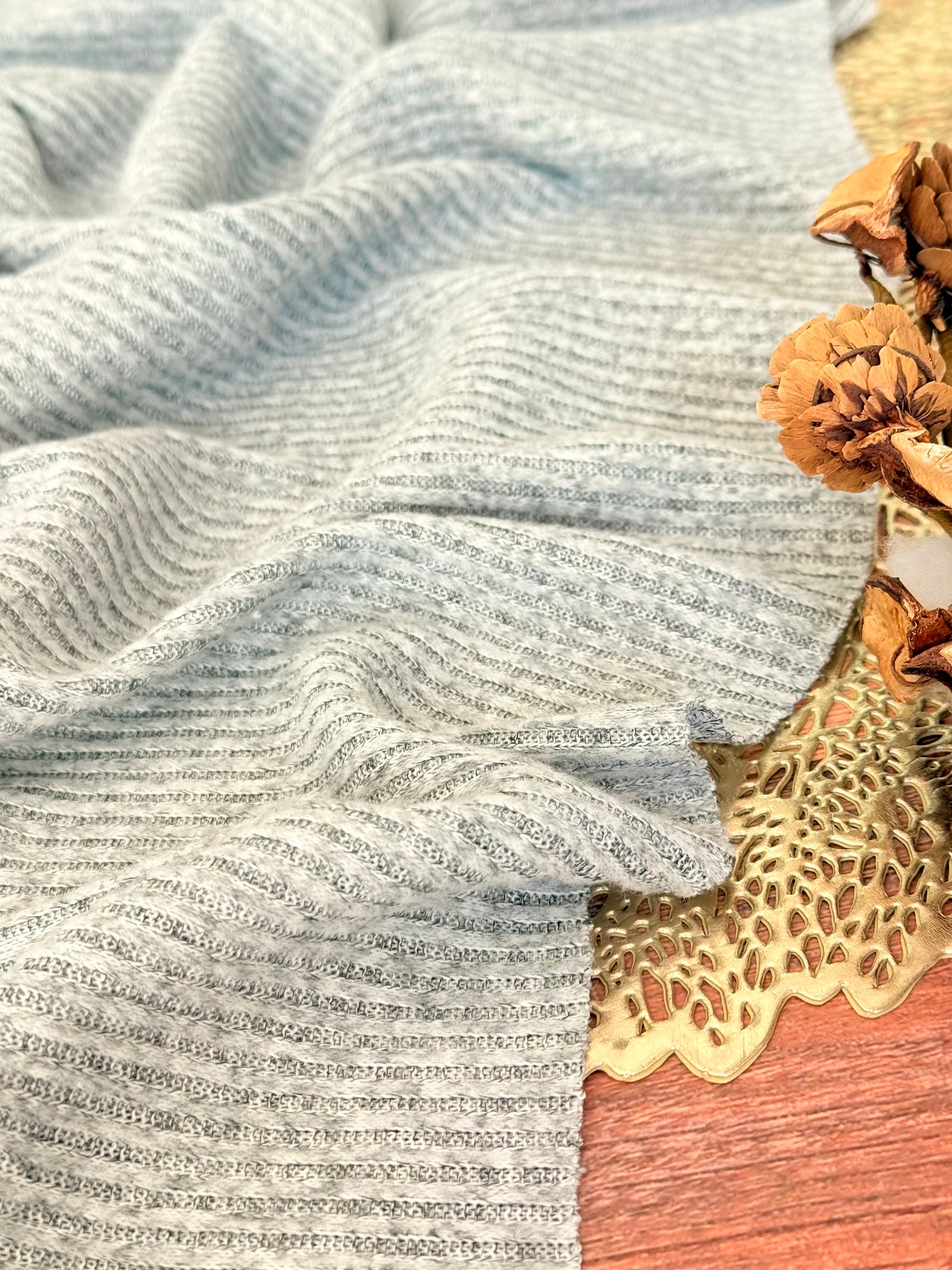 Sweater Knitted Rib Heather