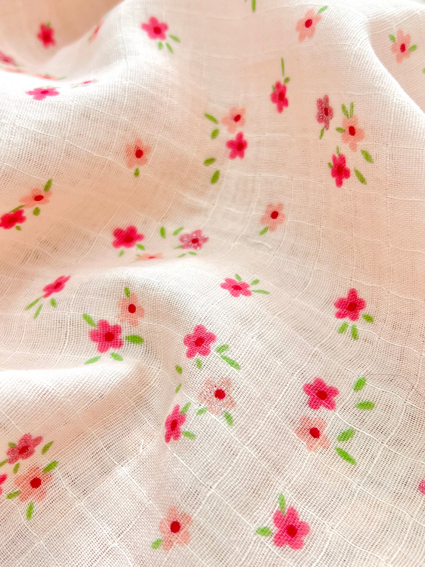 Muselina Shiny Flower 02