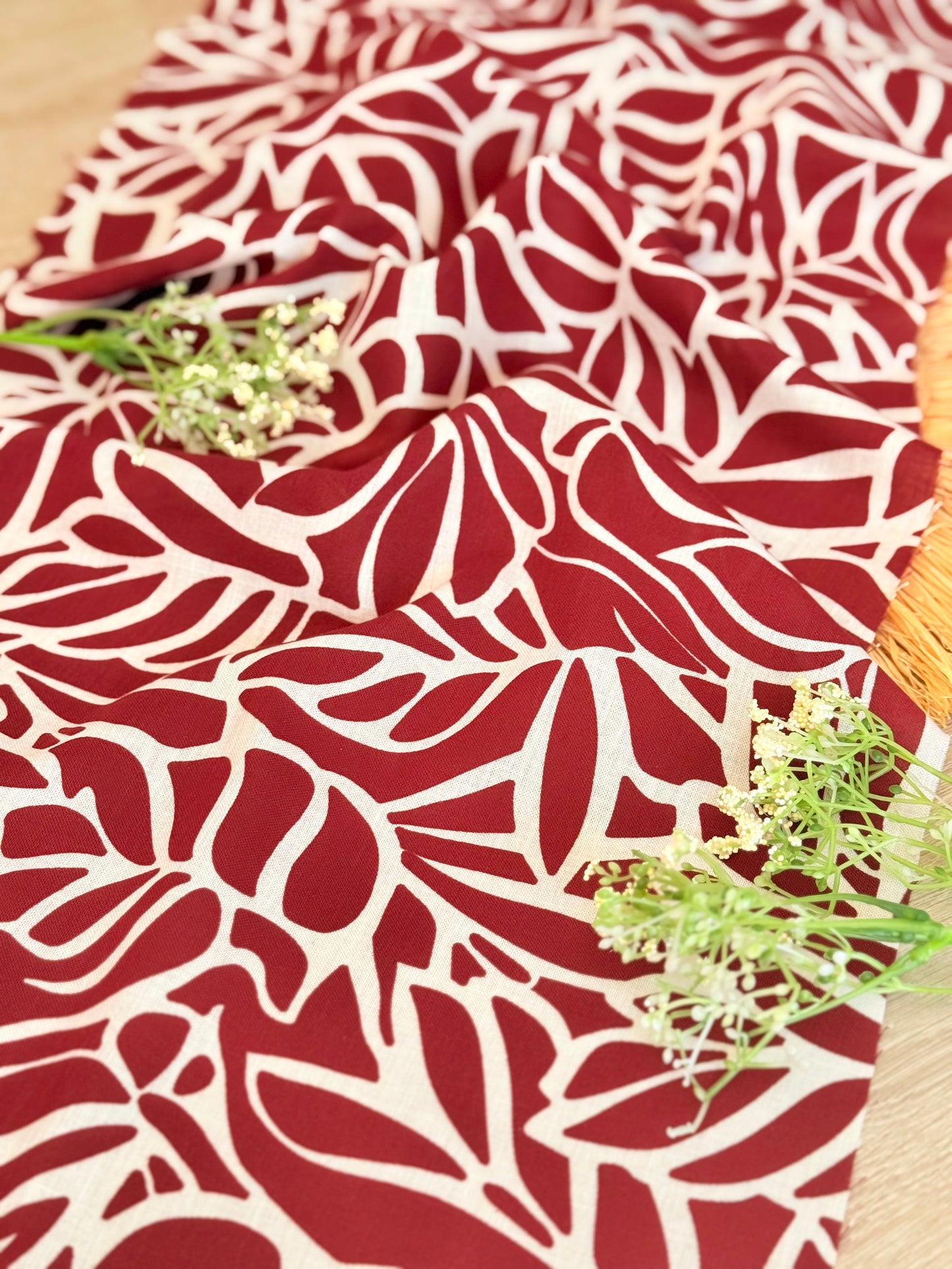 Printed Linen Nature Trace