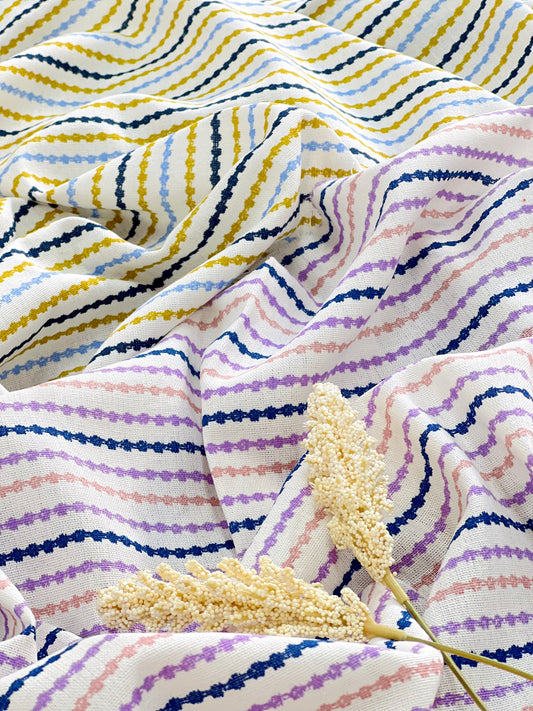 Printed Linen Stripes 11