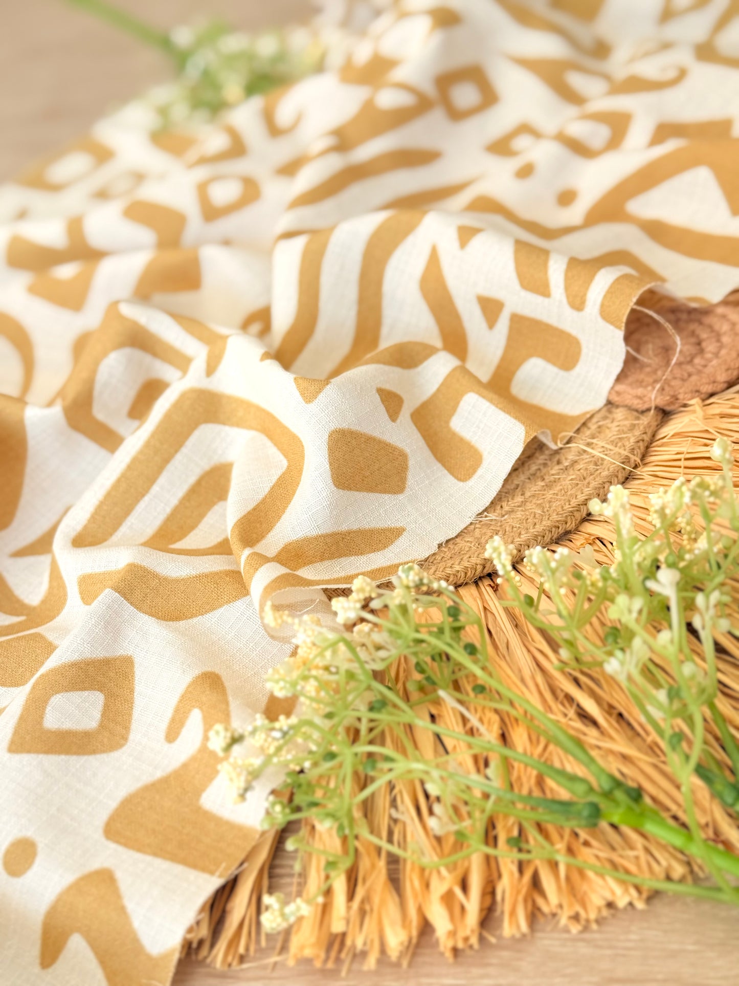 Printed Linen Sahara Flow