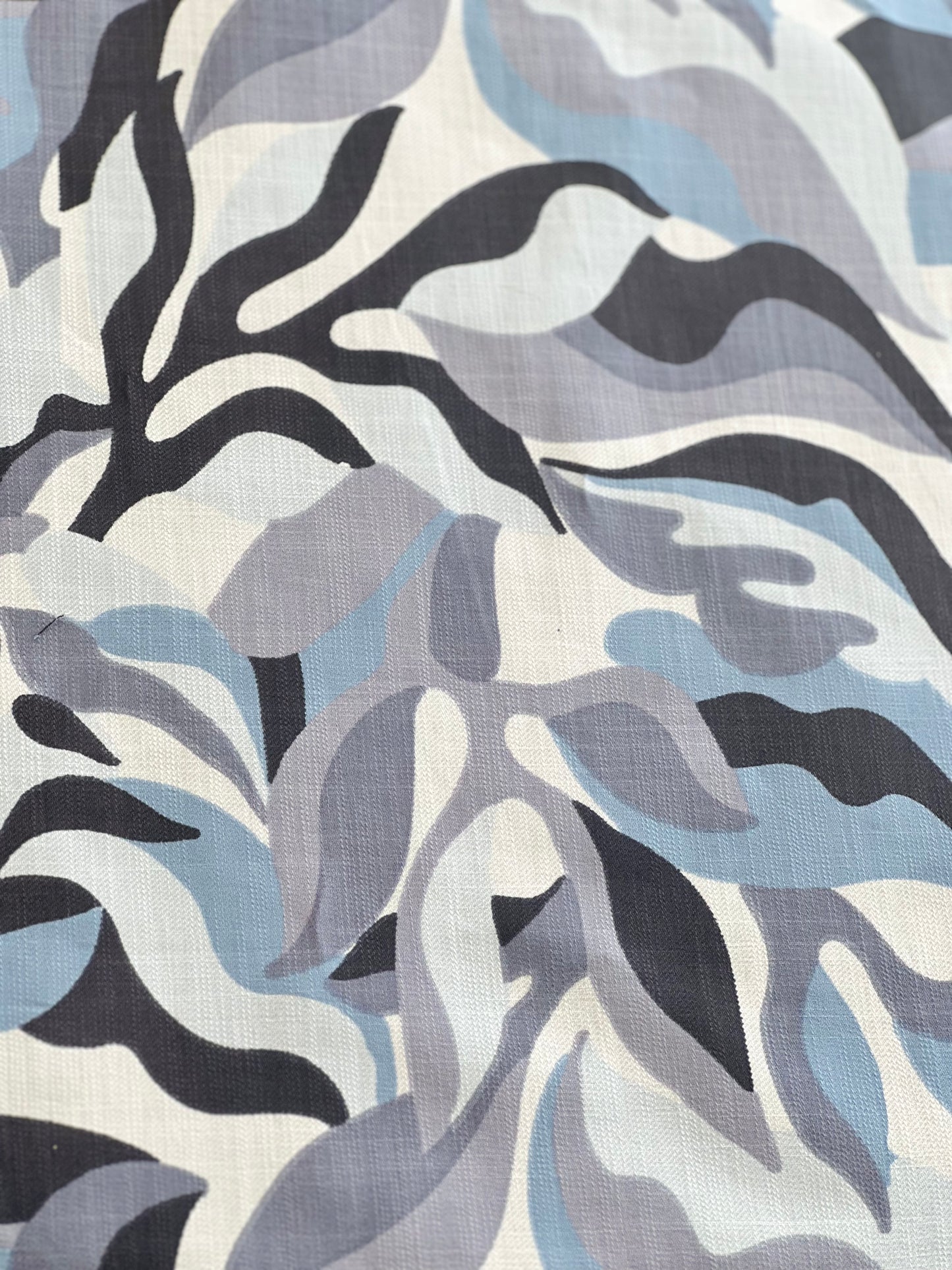 Slub Printed Linen Urban Jungle