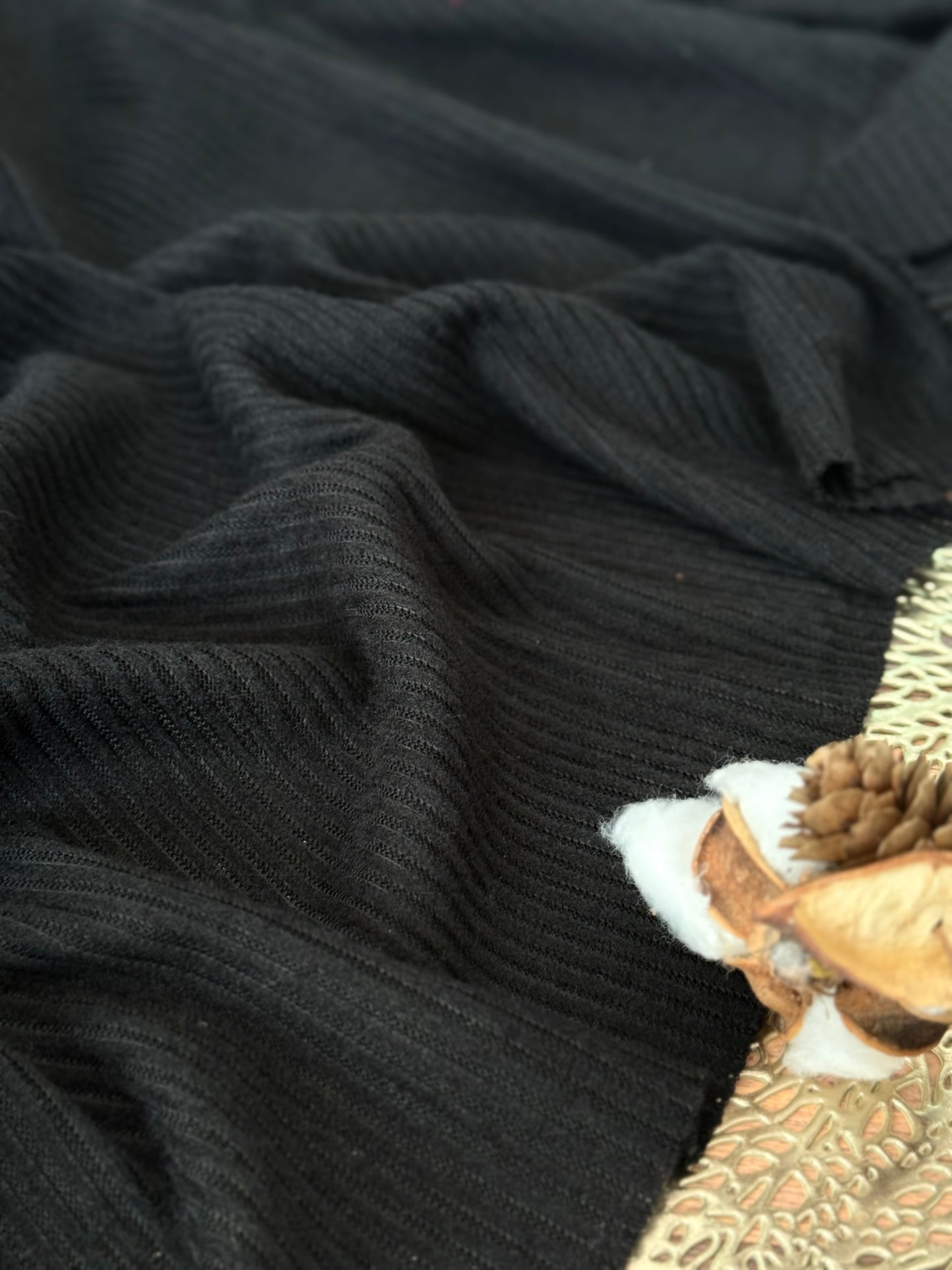 Sweater Knitted Rib Heather