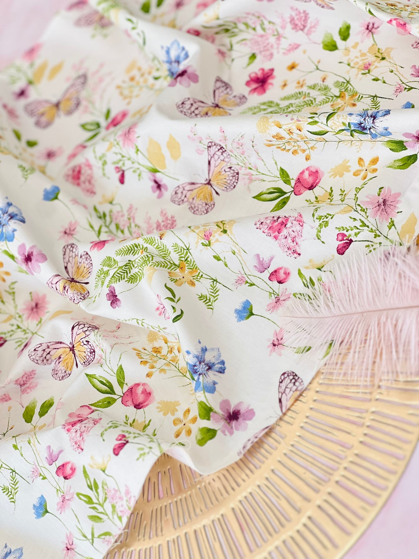 Cotton Twill Spring Butterflies