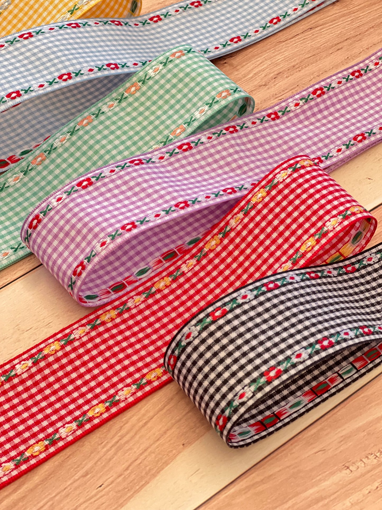 Listón Embroidered Vichy