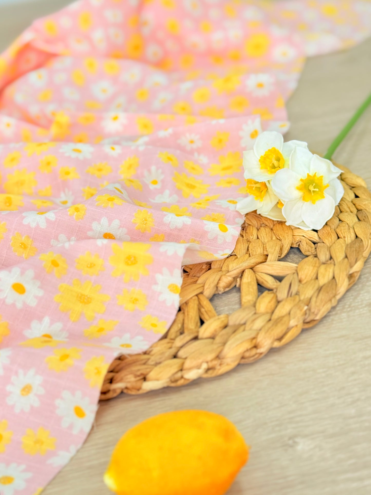 Muselina Sunny Daisies
