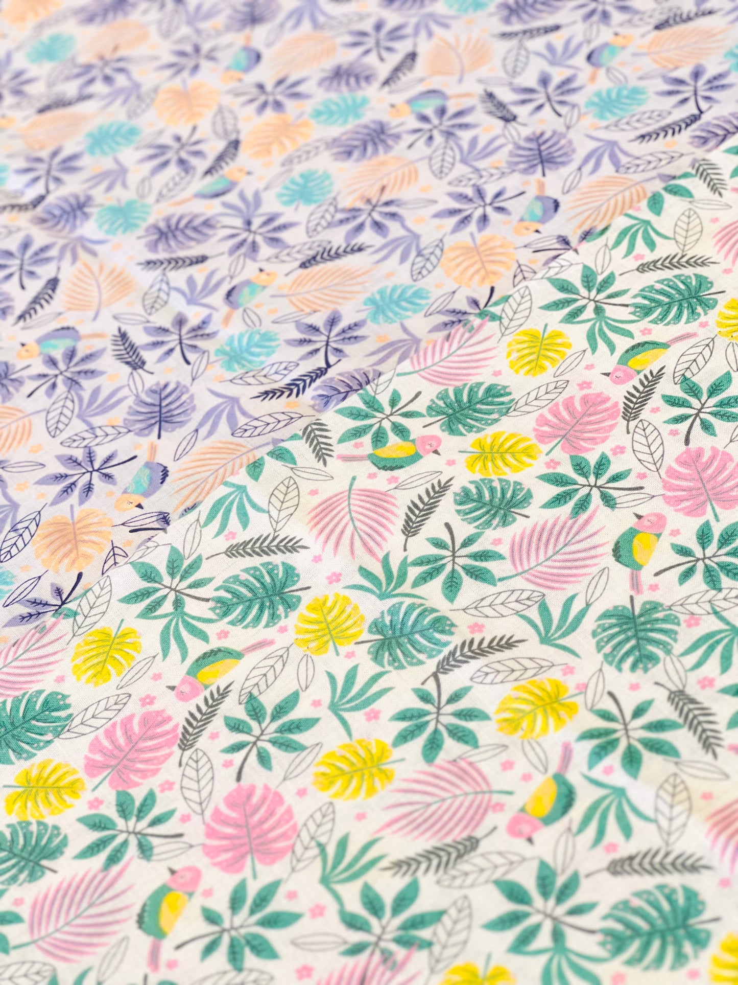 Printed Linen Tropic Pink