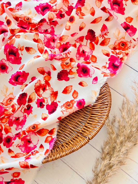 Rayón Challis Begonia