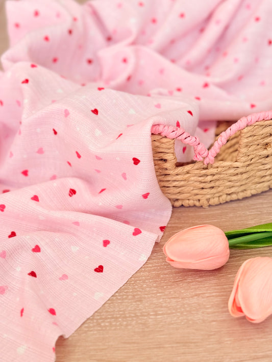 Printed Cotton Jersey Sweethearts