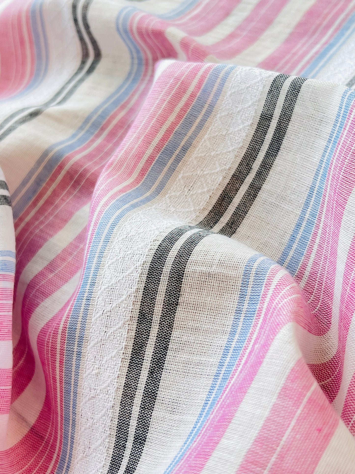 Printed Semi Linen Stripes