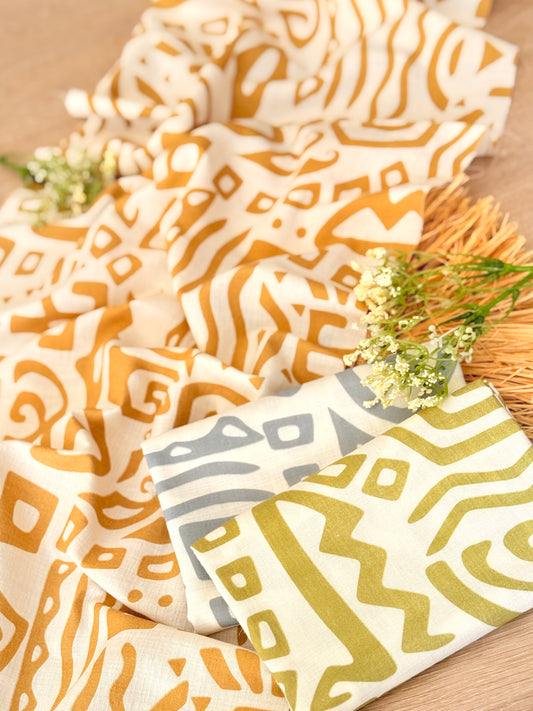 Printed Linen Sahara Flow