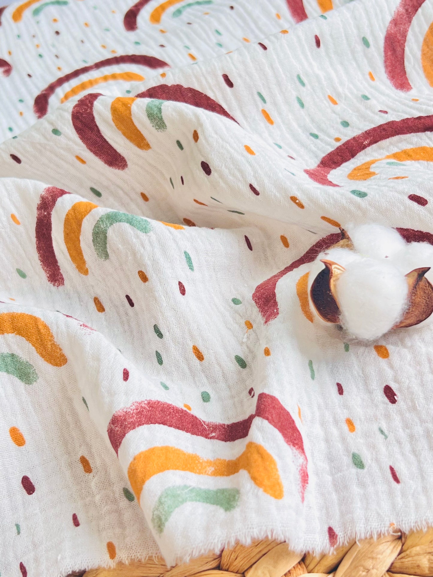 Muselina Red Rainbow