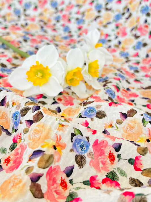 Printed Cotton Seersucker Spring/S30