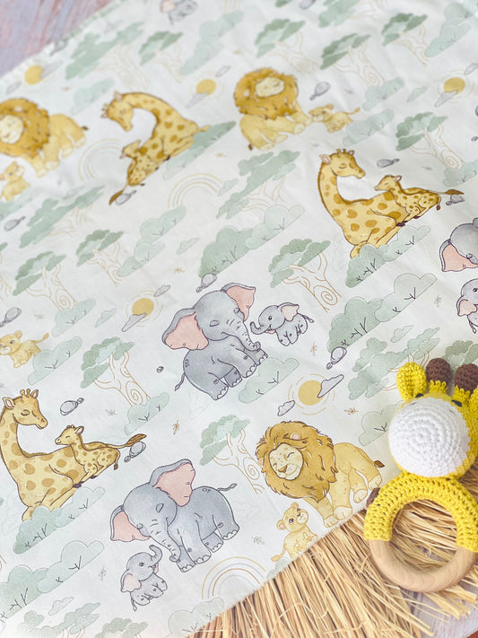 Cotton Twill Baby Jungle