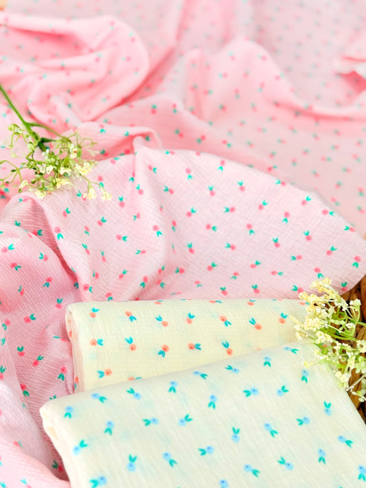 Knitted Seersucker Mini Petals