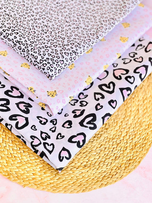 Printed Cotton Pink Cheetah