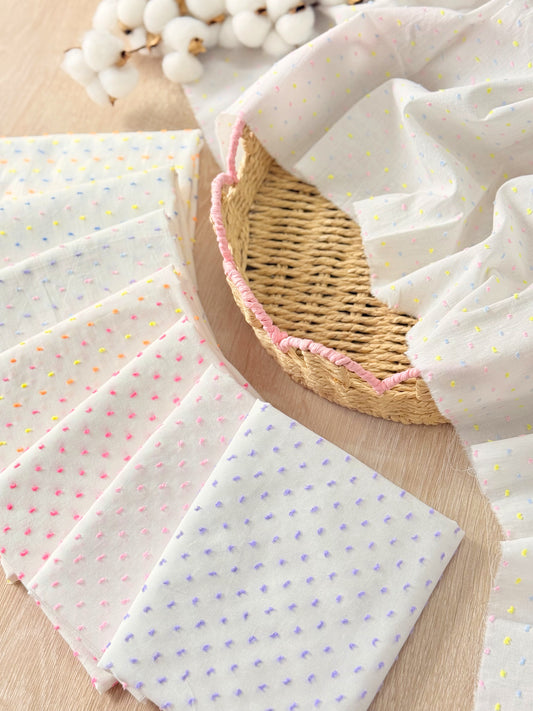 Plumeti Cotton Candy Dots | Algodón Plumeti