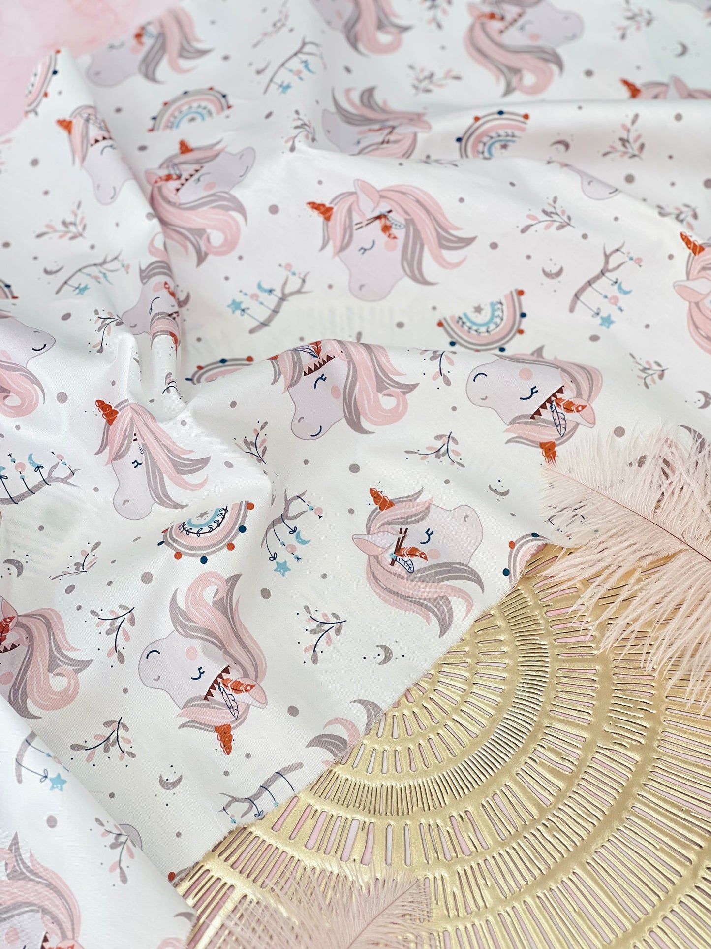 Cotton Twill Baby Unicorn