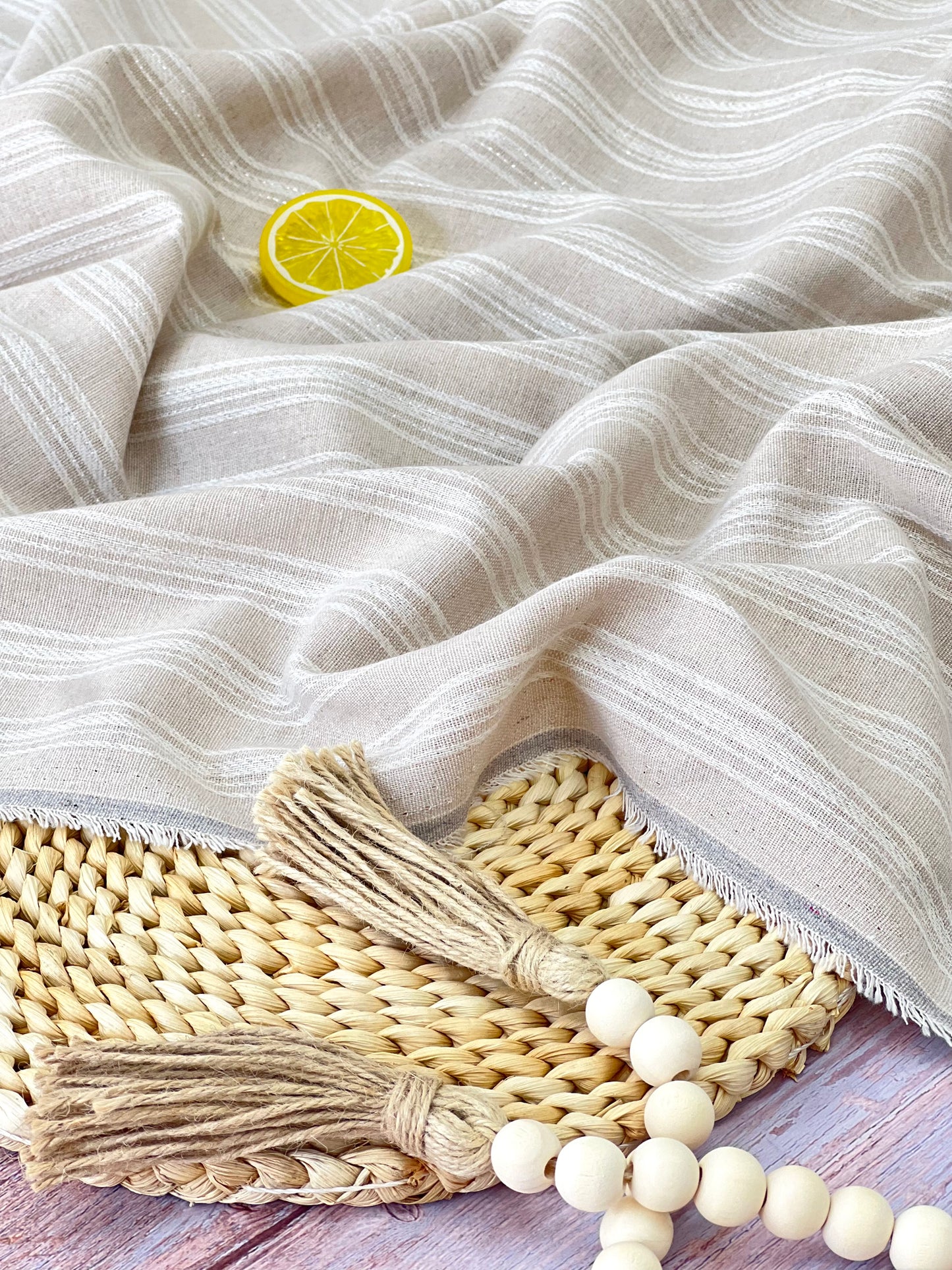 Printed Linen Stripes 13