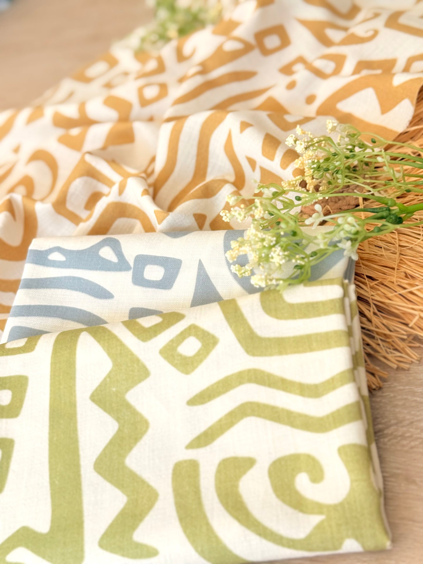 Printed Linen Sahara Flow