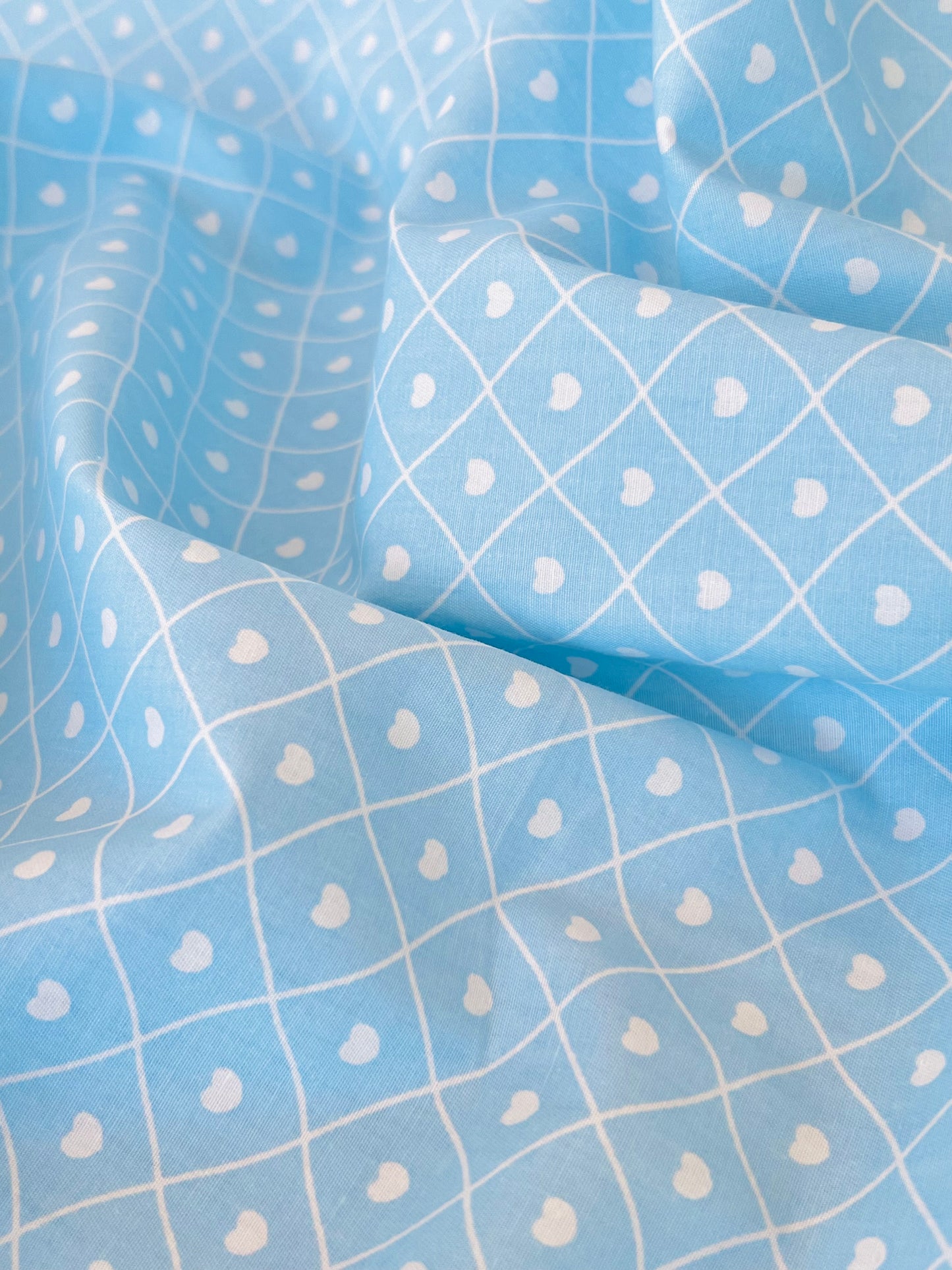 Cotton Twill Baby Hearts