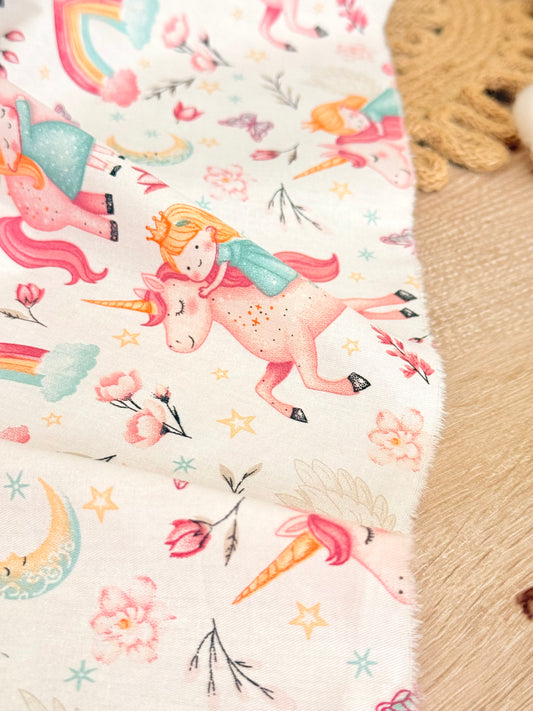 Cotton Twill Dreamy Unicorns