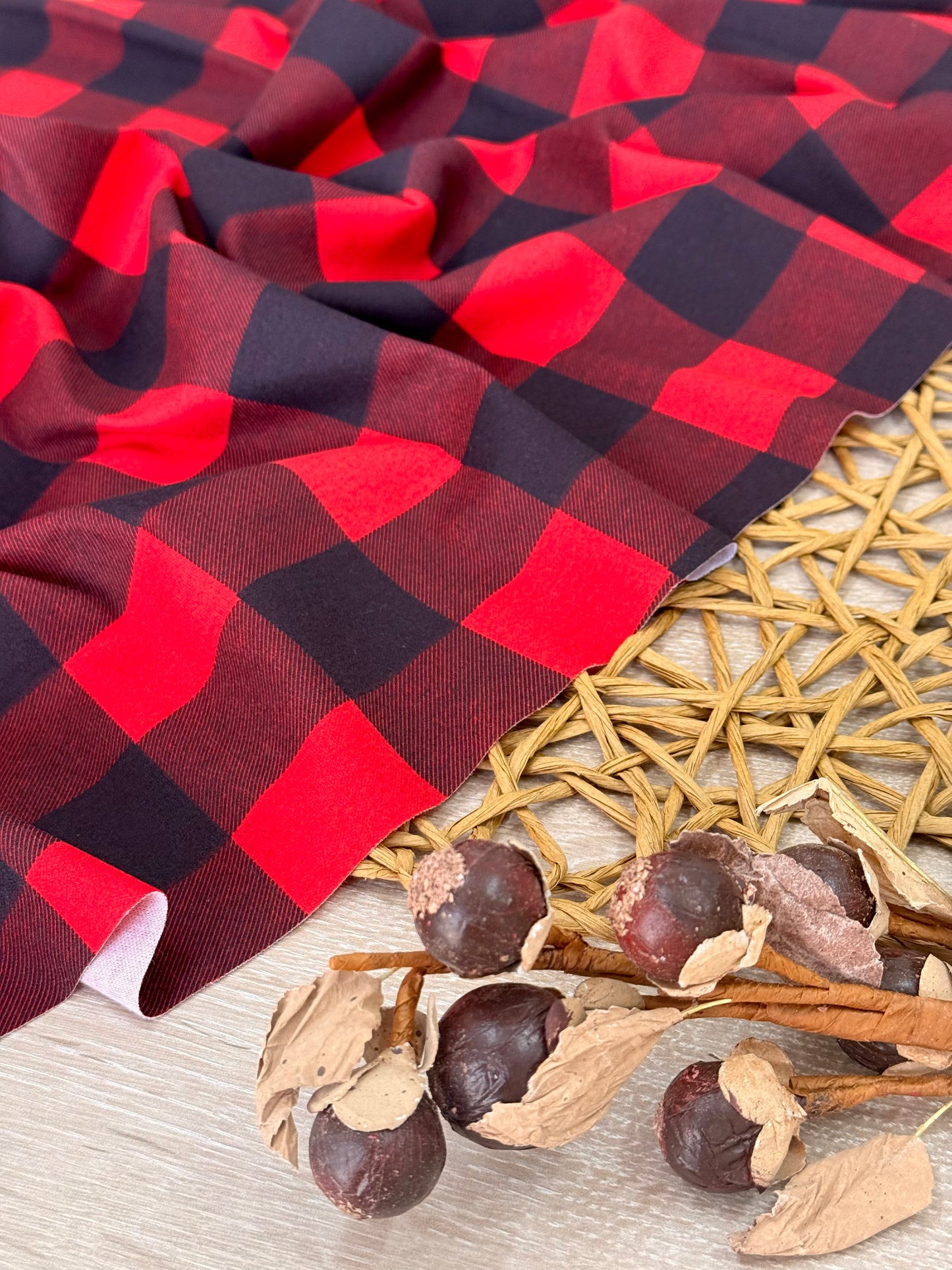 Interlock Buffalo Plaid Red