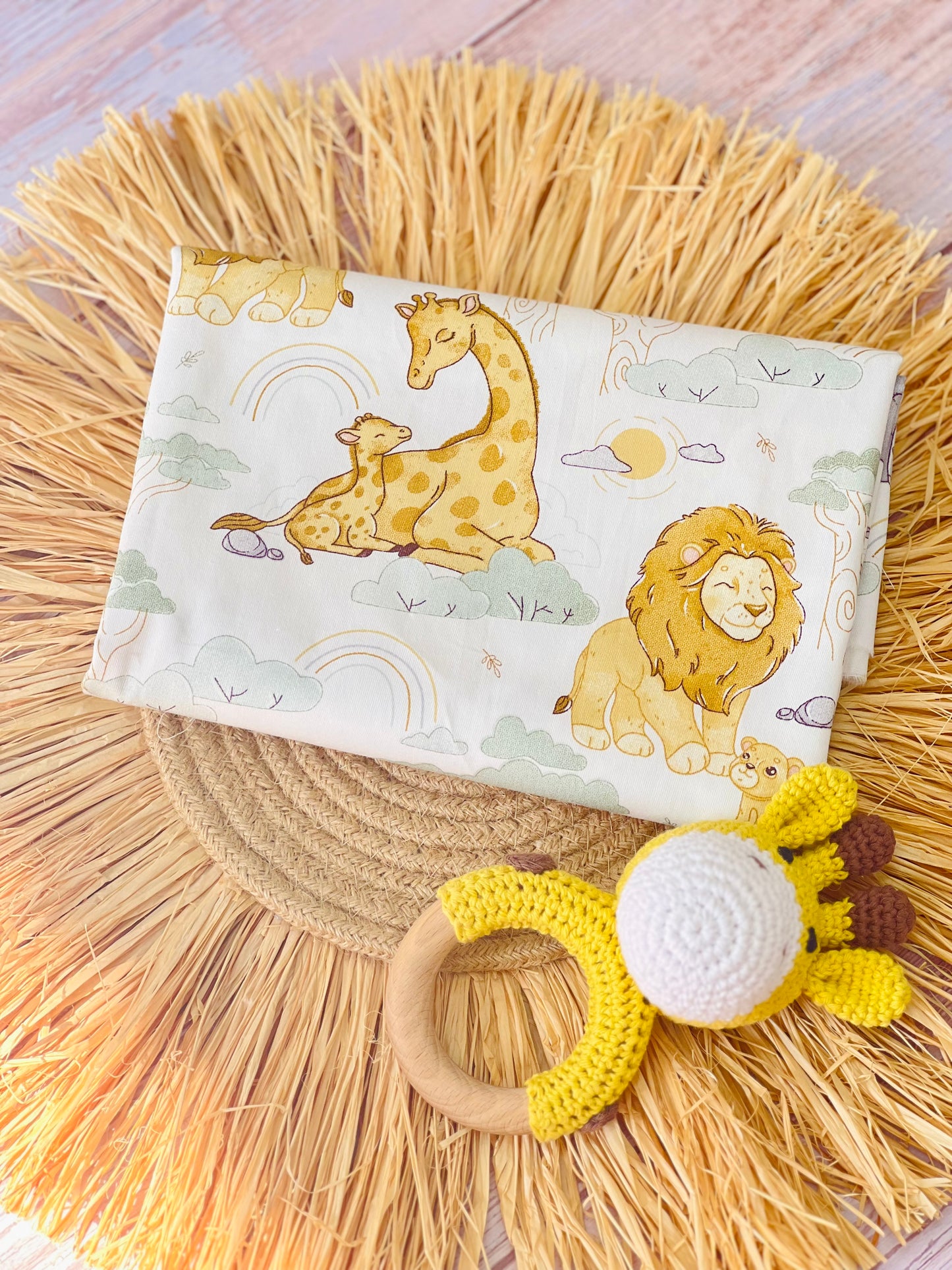 Cotton Twill Baby Jungle