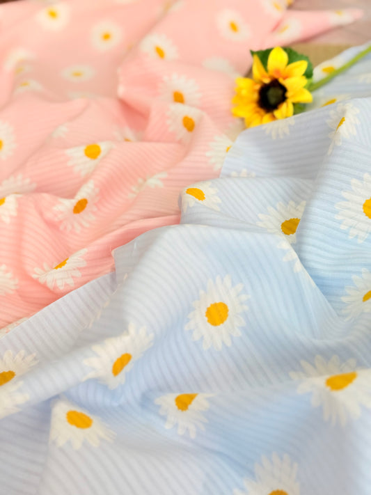 Printed Voile Daisy Daydream