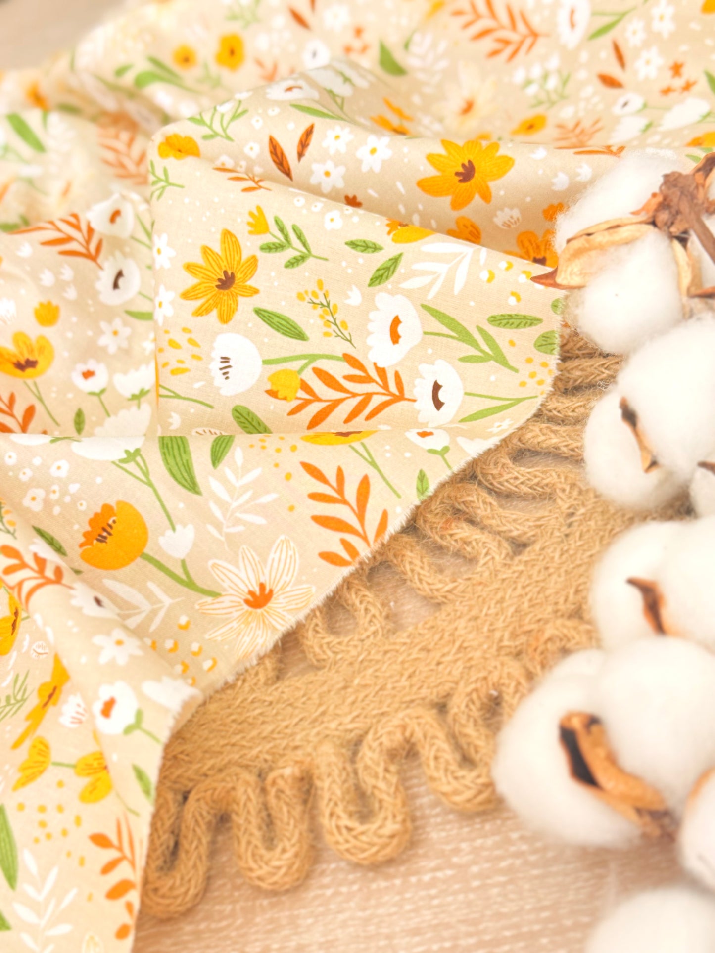 Cotton Twill Golden Bloom