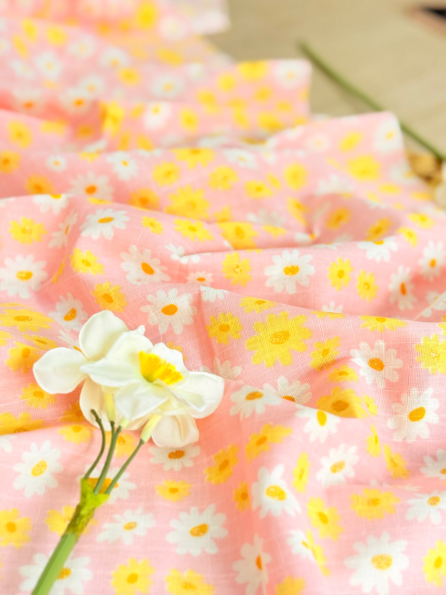 Muselina Sunny Daisies