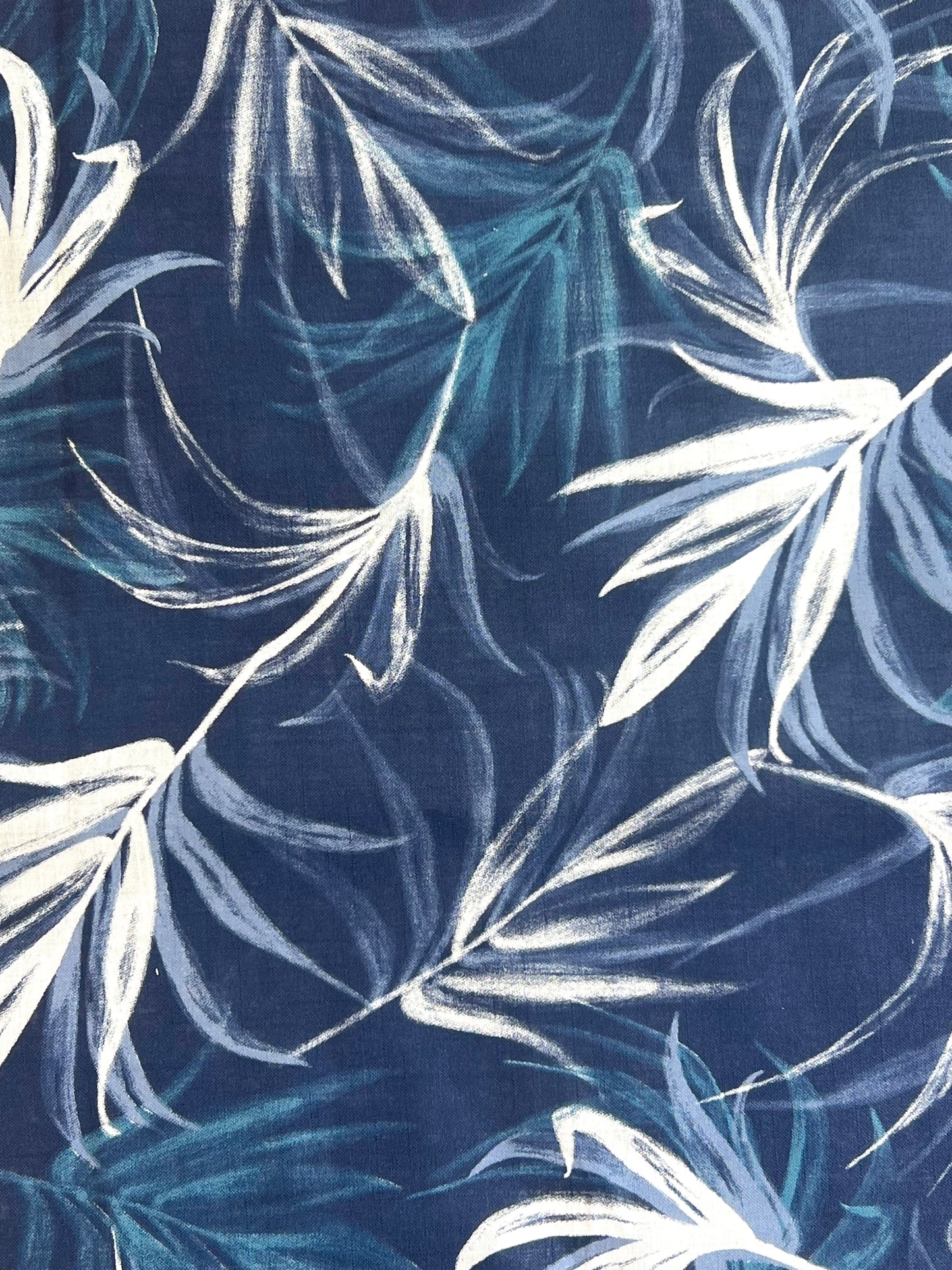 Printed Linen Neon Palm