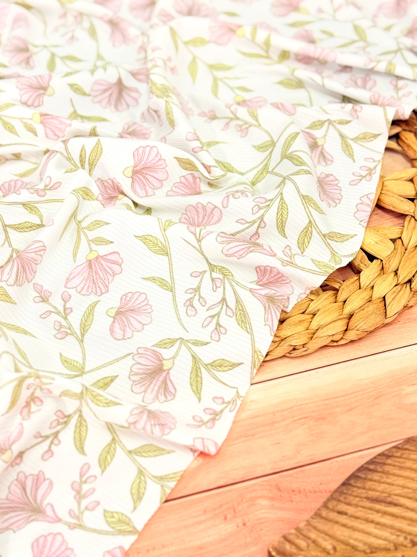 Printed Rib Blossom Charm