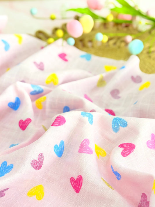 Muselina Candy Hearts