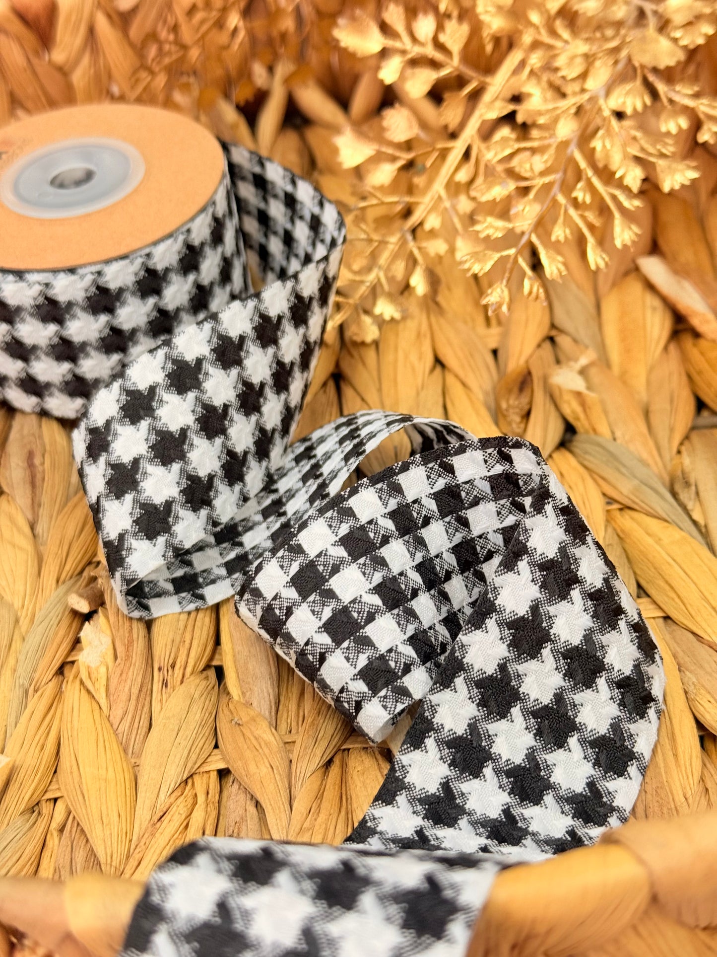 Listón Retro Houndstooth