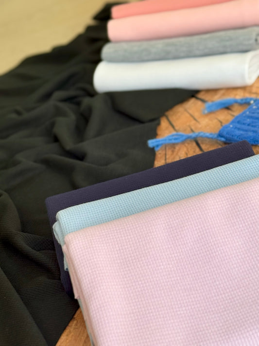 Mini Waffle Stretch Fabric