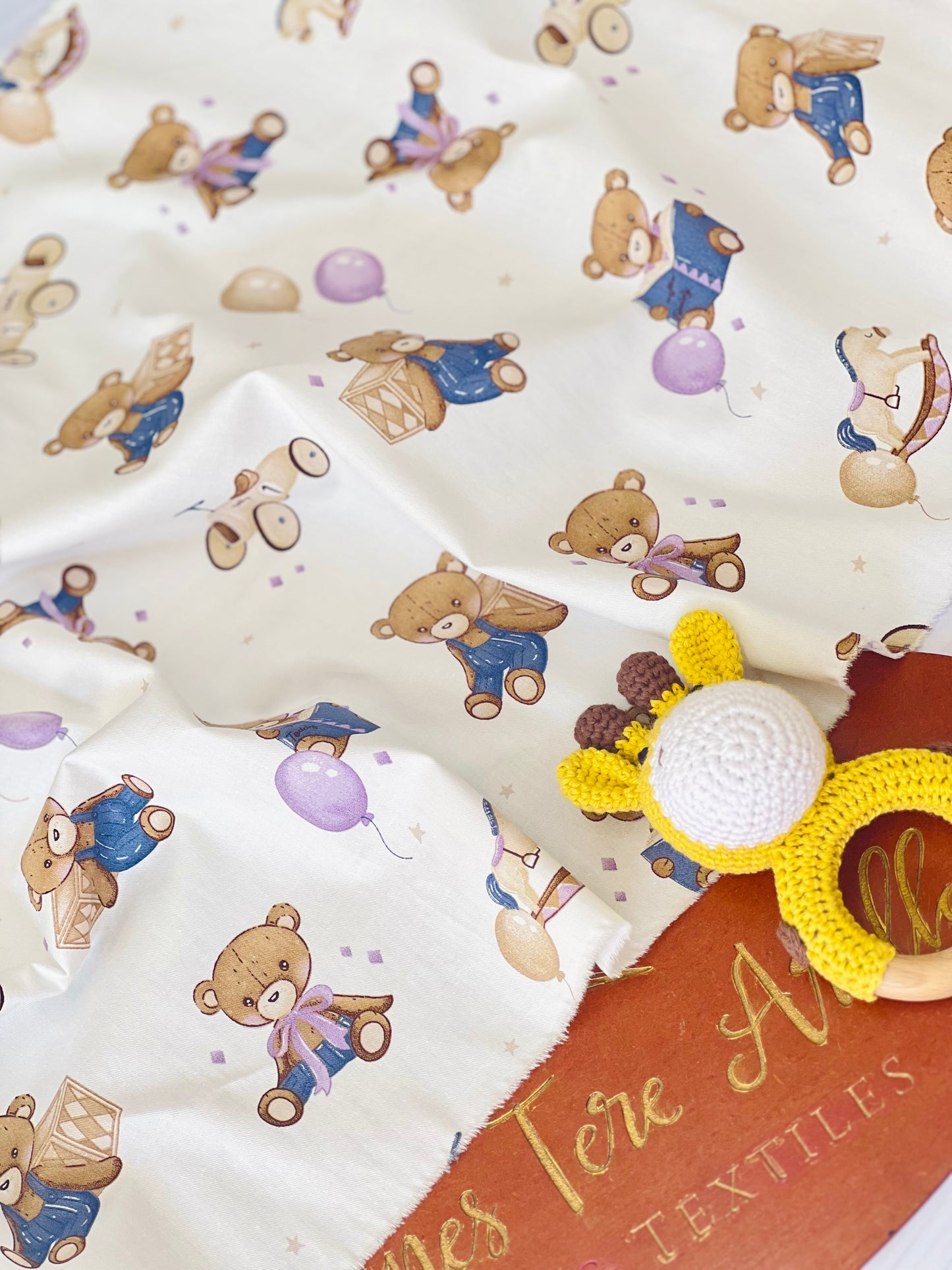 Cotton Twill Boy Bear