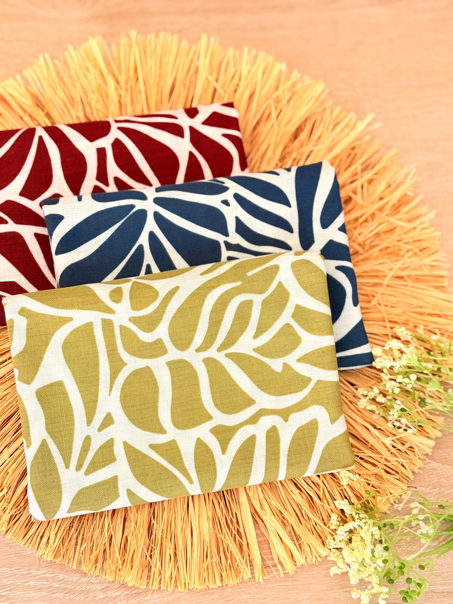 Printed Linen Nature Trace