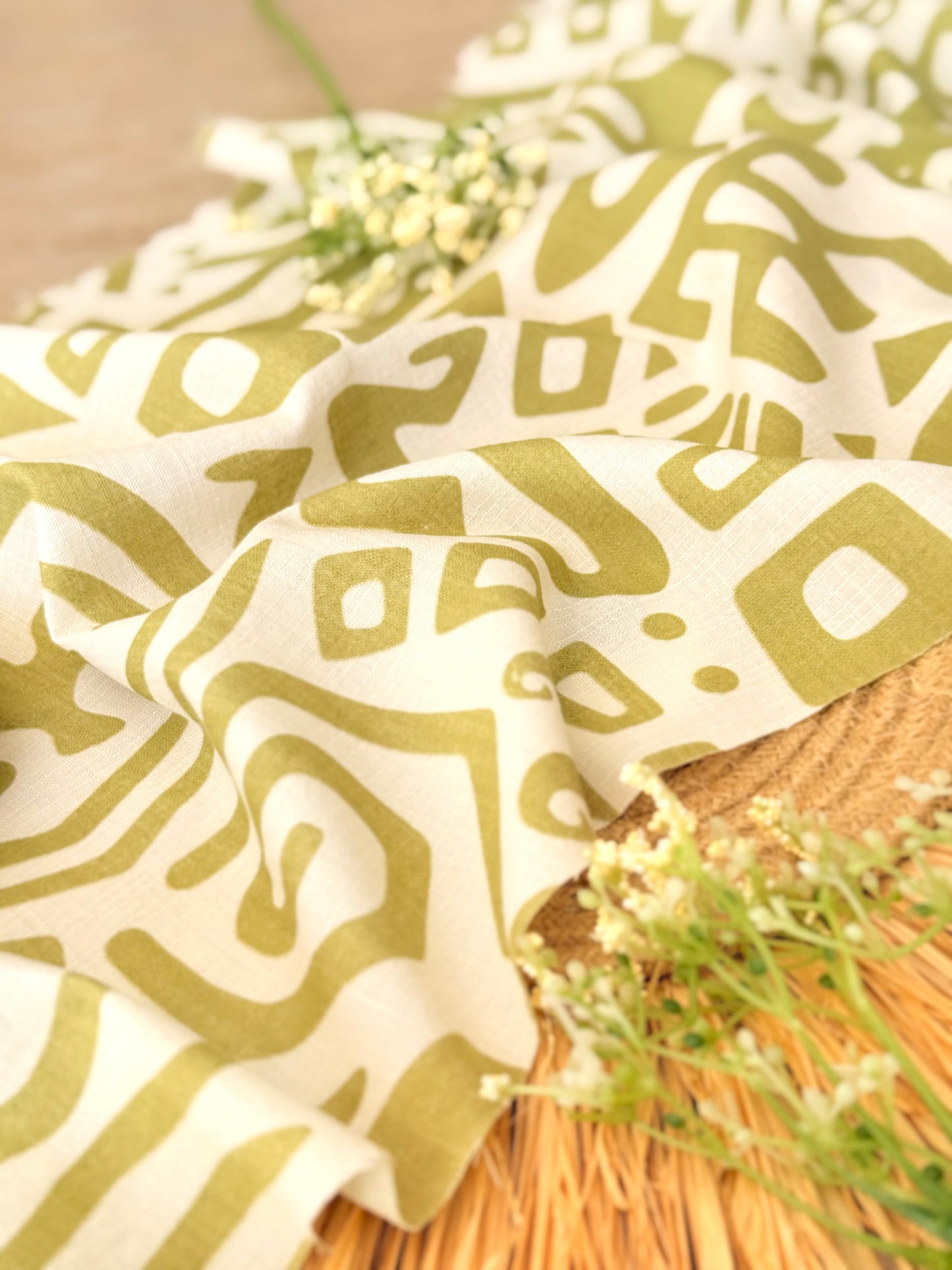 Printed Linen Sahara Flow