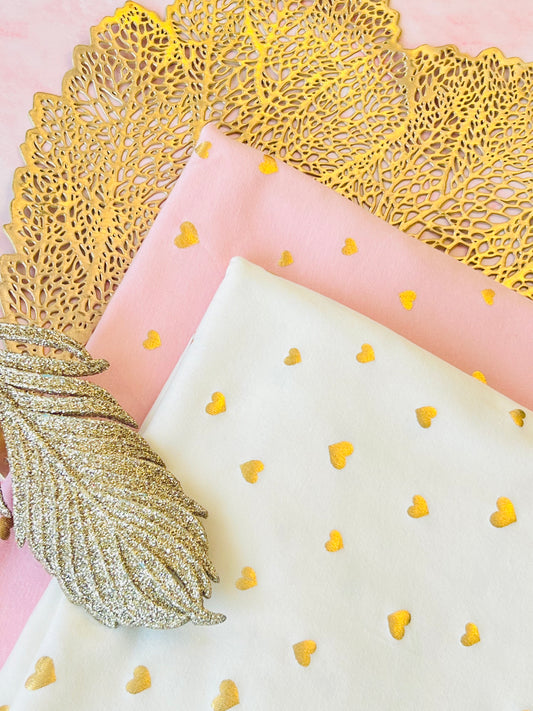 Interlock Foil Hearts