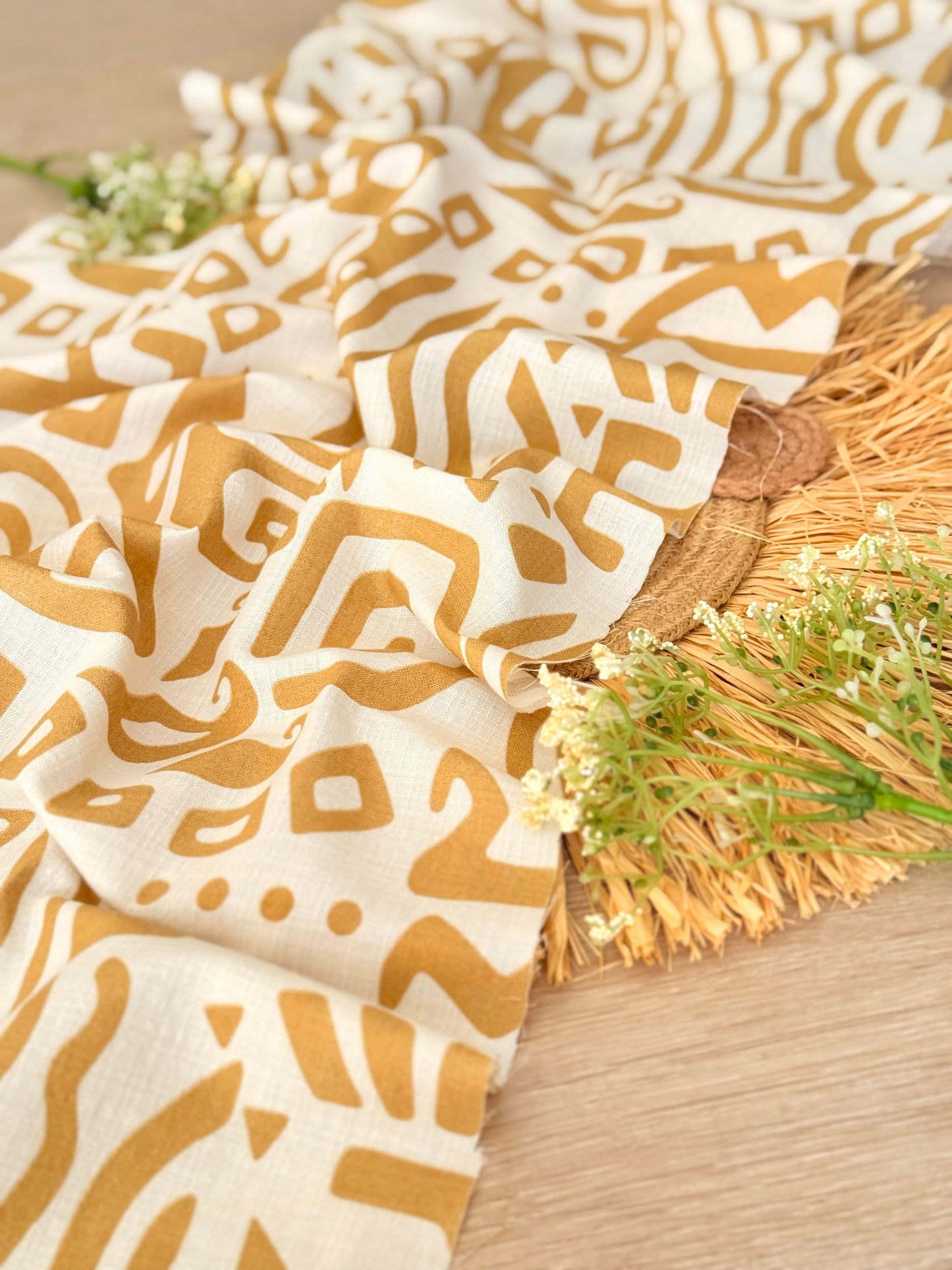 Printed Linen Sahara Flow