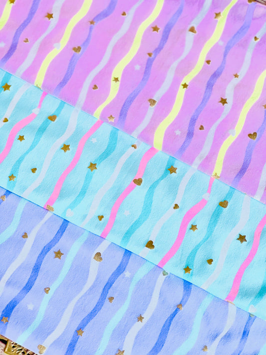 Interlock Foil Hearts & Stars