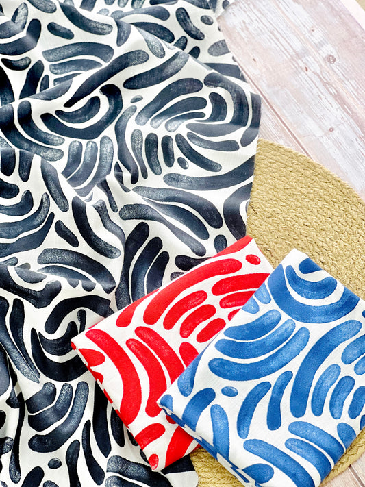 Printed Linen Aquarela Paint