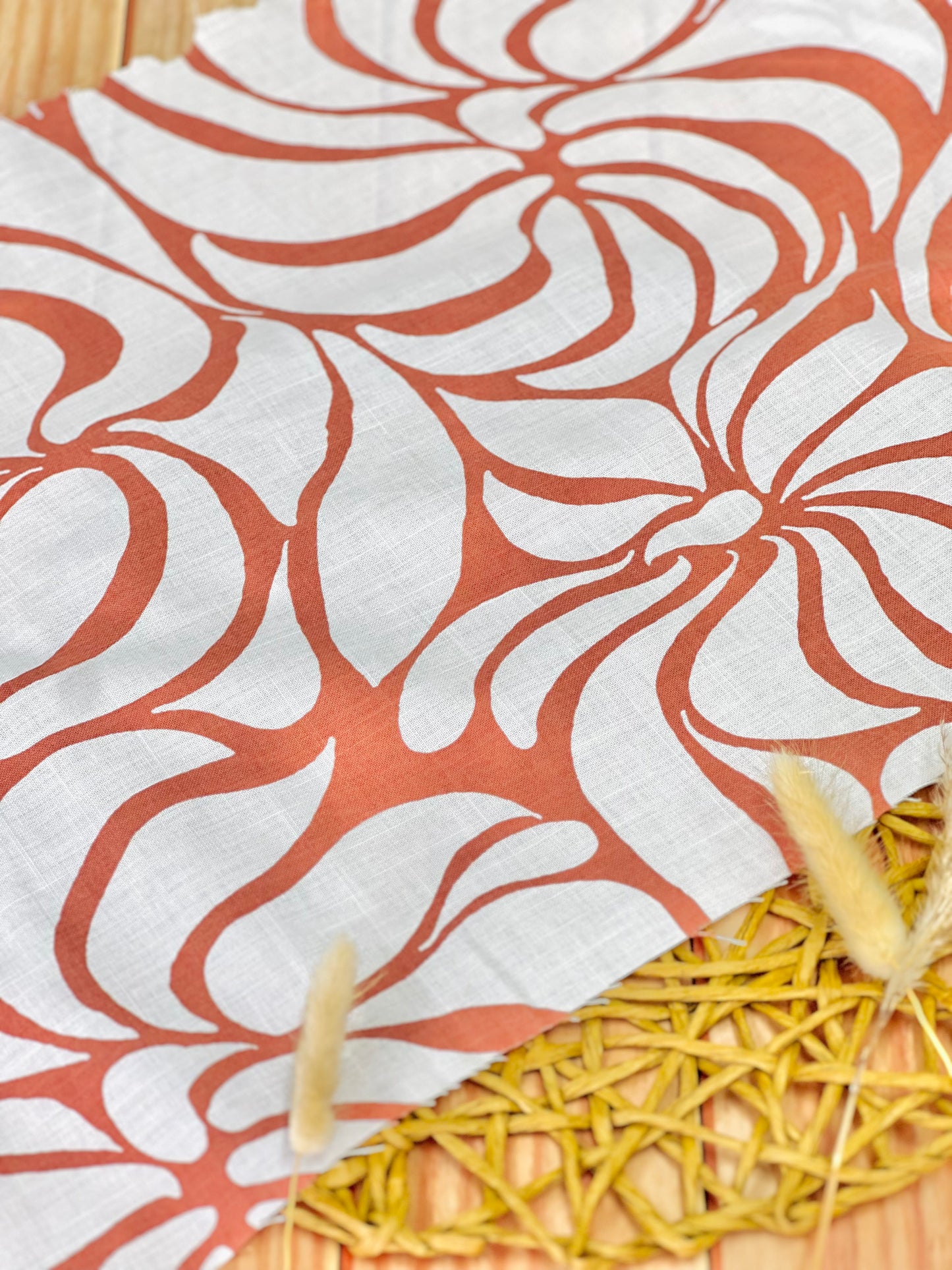 Printed Linen Flow Rythm