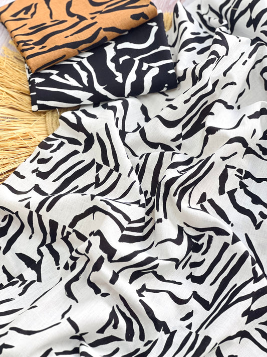 Printed Linen Sauvage